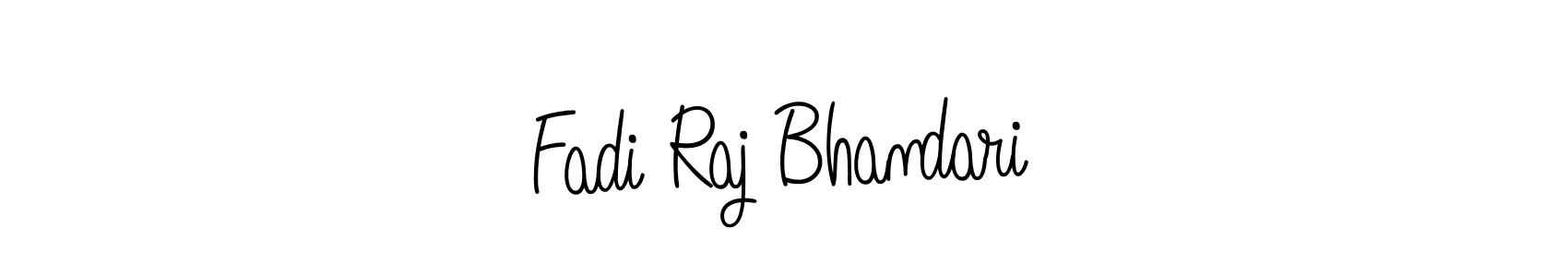 Also we have Fadi Raj Bhandari name is the best signature style. Create professional handwritten signature collection using Angelique-Rose-font-FFP autograph style. Fadi Raj Bhandari signature style 5 images and pictures png