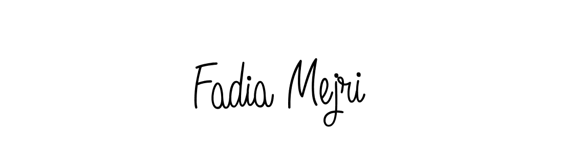 Also we have Fadia Mejri name is the best signature style. Create professional handwritten signature collection using Angelique-Rose-font-FFP autograph style. Fadia Mejri signature style 5 images and pictures png