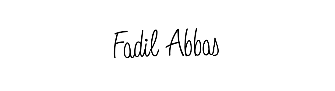 Also we have Fadil Abbas name is the best signature style. Create professional handwritten signature collection using Angelique-Rose-font-FFP autograph style. Fadil Abbas signature style 5 images and pictures png