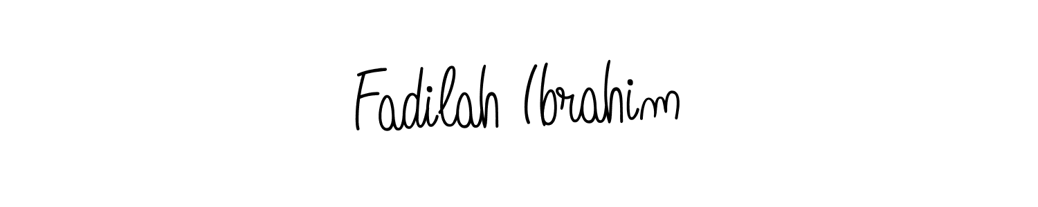 Angelique-Rose-font-FFP is a professional signature style that is perfect for those who want to add a touch of class to their signature. It is also a great choice for those who want to make their signature more unique. Get Fadilah Ibrahim name to fancy signature for free. Fadilah Ibrahim signature style 5 images and pictures png