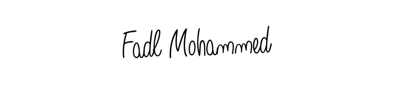 You should practise on your own different ways (Angelique-Rose-font-FFP) to write your name (Fadl Mohammed) in signature. don't let someone else do it for you. Fadl Mohammed signature style 5 images and pictures png