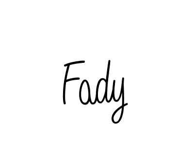 Fady stylish signature style. Best Handwritten Sign (Angelique-Rose-font-FFP) for my name. Handwritten Signature Collection Ideas for my name Fady. Fady signature style 5 images and pictures png