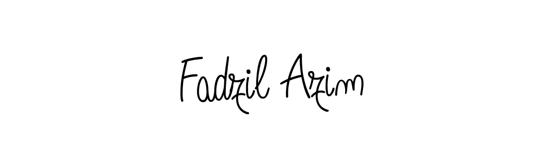 Make a beautiful signature design for name Fadzil Azim. Use this online signature maker to create a handwritten signature for free. Fadzil Azim signature style 5 images and pictures png