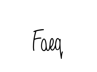 How to make Faeq signature? Angelique-Rose-font-FFP is a professional autograph style. Create handwritten signature for Faeq name. Faeq signature style 5 images and pictures png