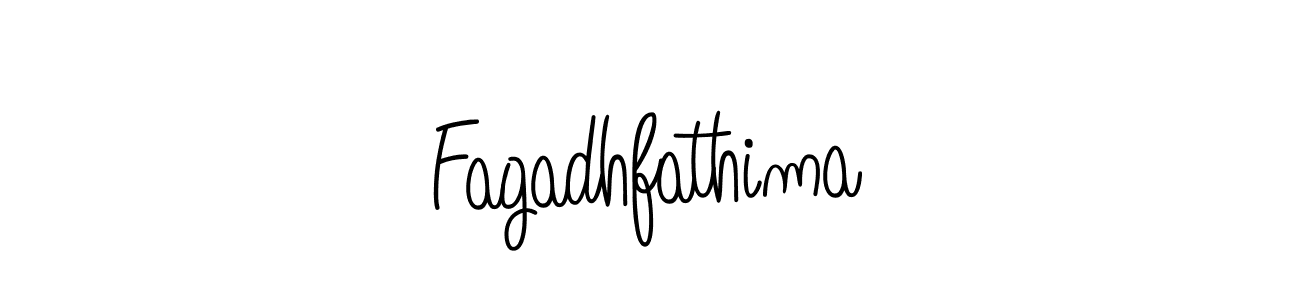 You should practise on your own different ways (Angelique-Rose-font-FFP) to write your name (Fagadhfathima) in signature. don't let someone else do it for you. Fagadhfathima signature style 5 images and pictures png