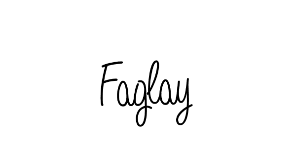 Faglay stylish signature style. Best Handwritten Sign (Angelique-Rose-font-FFP) for my name. Handwritten Signature Collection Ideas for my name Faglay. Faglay signature style 5 images and pictures png