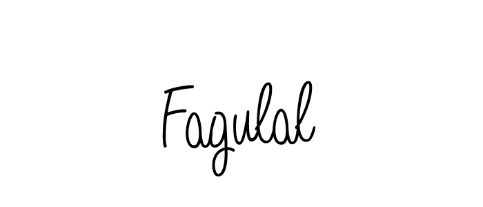 Use a signature maker to create a handwritten signature online. With this signature software, you can design (Angelique-Rose-font-FFP) your own signature for name Fagulal. Fagulal signature style 5 images and pictures png