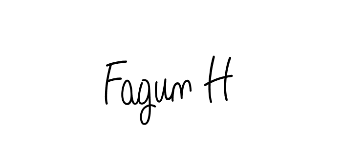 Once you've used our free online signature maker to create your best signature Angelique-Rose-font-FFP style, it's time to enjoy all of the benefits that Fagun H name signing documents. Fagun H signature style 5 images and pictures png