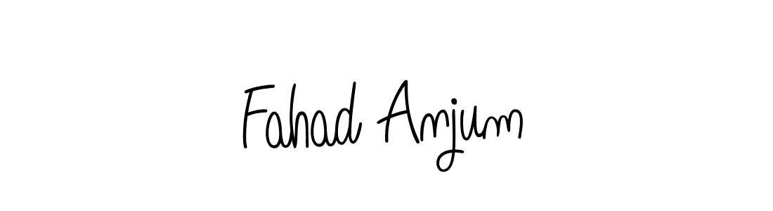 It looks lik you need a new signature style for name Fahad Anjum. Design unique handwritten (Angelique-Rose-font-FFP) signature with our free signature maker in just a few clicks. Fahad Anjum signature style 5 images and pictures png