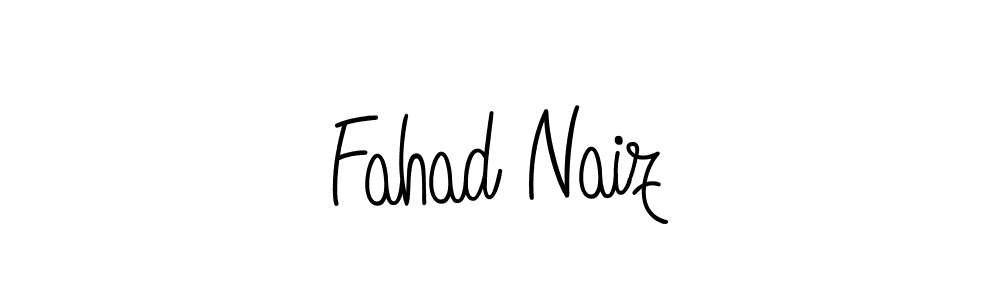 Design your own signature with our free online signature maker. With this signature software, you can create a handwritten (Angelique-Rose-font-FFP) signature for name Fahad Naiz. Fahad Naiz signature style 5 images and pictures png
