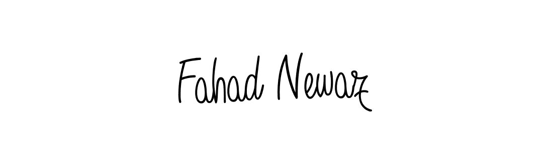 Design your own signature with our free online signature maker. With this signature software, you can create a handwritten (Angelique-Rose-font-FFP) signature for name Fahad Newaz. Fahad Newaz signature style 5 images and pictures png