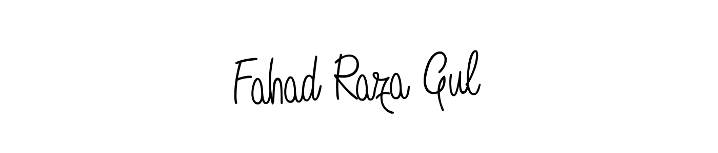 Design your own signature with our free online signature maker. With this signature software, you can create a handwritten (Angelique-Rose-font-FFP) signature for name Fahad Raza Gul. Fahad Raza Gul signature style 5 images and pictures png