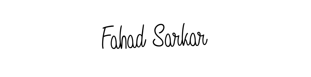 Make a beautiful signature design for name Fahad Sarkar. With this signature (Angelique-Rose-font-FFP) style, you can create a handwritten signature for free. Fahad Sarkar signature style 5 images and pictures png