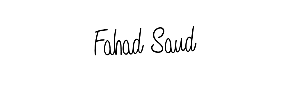 Create a beautiful signature design for name Fahad Saud. With this signature (Angelique-Rose-font-FFP) fonts, you can make a handwritten signature for free. Fahad Saud signature style 5 images and pictures png
