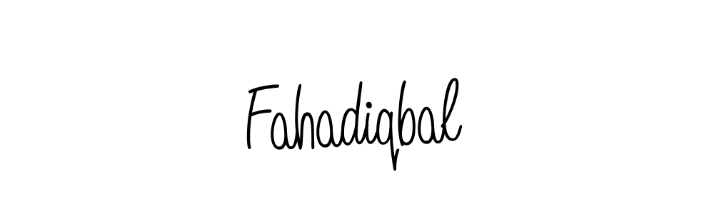 Also we have Fahadiqbal name is the best signature style. Create professional handwritten signature collection using Angelique-Rose-font-FFP autograph style. Fahadiqbal signature style 5 images and pictures png