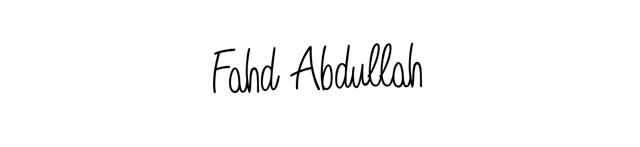 Angelique-Rose-font-FFP is a professional signature style that is perfect for those who want to add a touch of class to their signature. It is also a great choice for those who want to make their signature more unique. Get Fahd Abdullah name to fancy signature for free. Fahd Abdullah signature style 5 images and pictures png