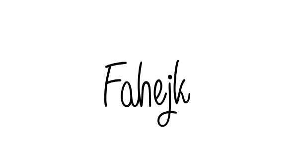 Angelique-Rose-font-FFP is a professional signature style that is perfect for those who want to add a touch of class to their signature. It is also a great choice for those who want to make their signature more unique. Get Fahejk name to fancy signature for free. Fahejk signature style 5 images and pictures png