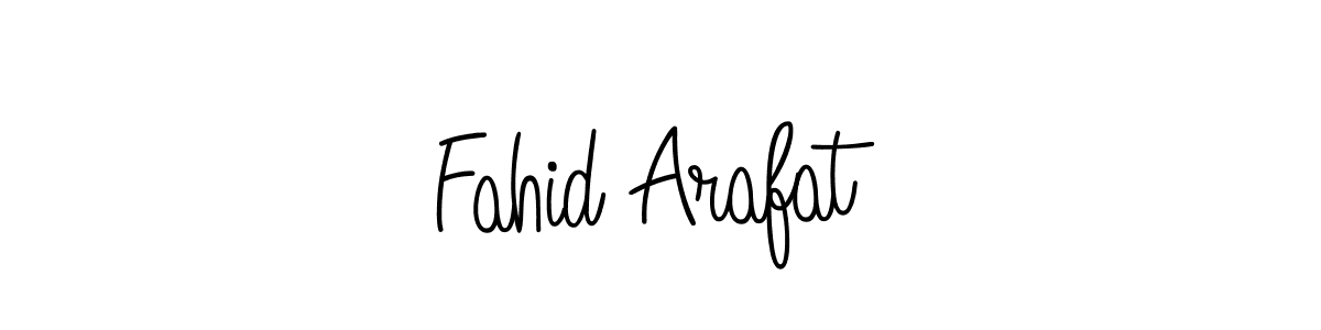 How to Draw Fahid Arafat signature style? Angelique-Rose-font-FFP is a latest design signature styles for name Fahid Arafat. Fahid Arafat signature style 5 images and pictures png