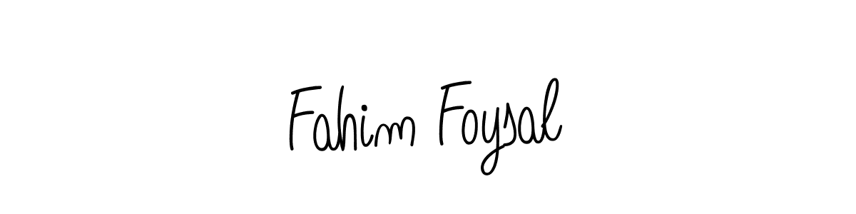 Also we have Fahim Foysal name is the best signature style. Create professional handwritten signature collection using Angelique-Rose-font-FFP autograph style. Fahim Foysal signature style 5 images and pictures png