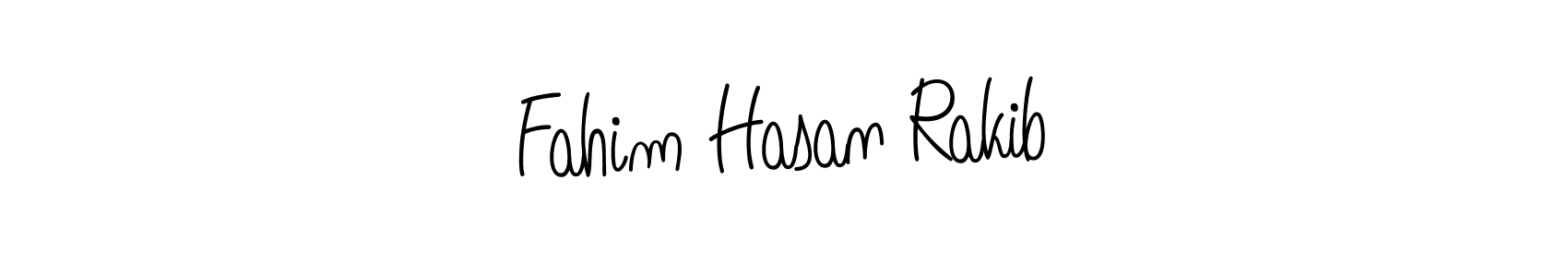 The best way (Angelique-Rose-font-FFP) to make a short signature is to pick only two or three words in your name. The name Fahim Hasan Rakib include a total of six letters. For converting this name. Fahim Hasan Rakib signature style 5 images and pictures png