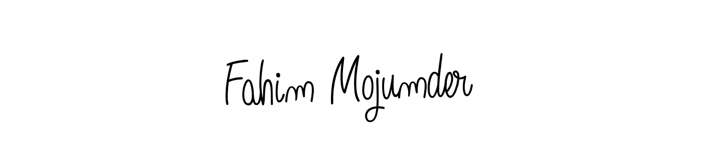 Design your own signature with our free online signature maker. With this signature software, you can create a handwritten (Angelique-Rose-font-FFP) signature for name Fahim Mojumder. Fahim Mojumder signature style 5 images and pictures png