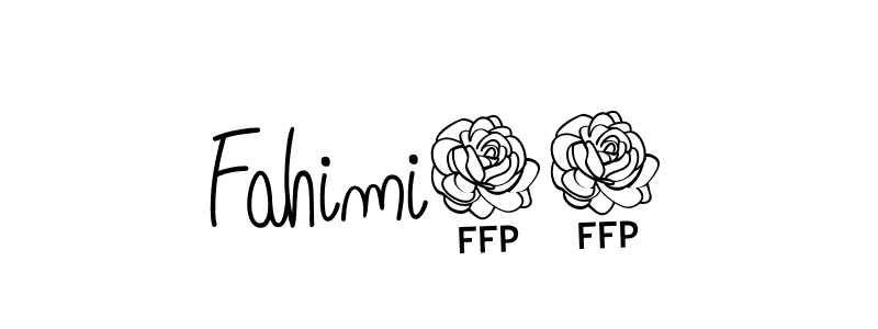 Make a beautiful signature design for name Fahimi21. With this signature (Angelique-Rose-font-FFP) style, you can create a handwritten signature for free. Fahimi21 signature style 5 images and pictures png