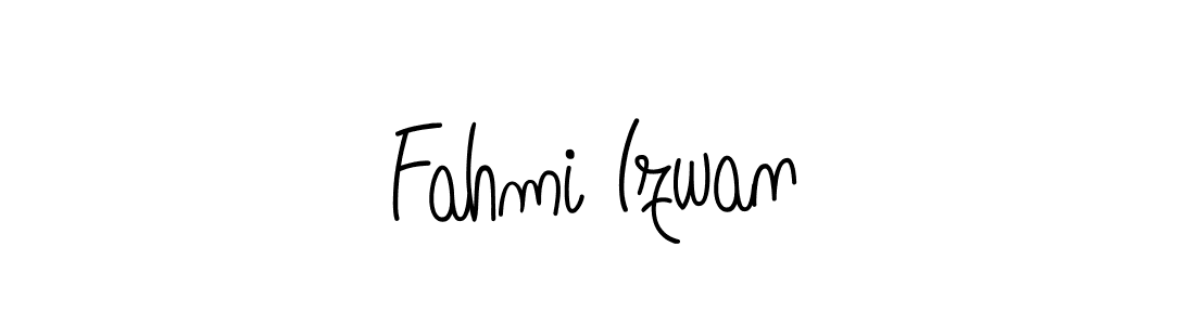 How to Draw Fahmi Izwan signature style? Angelique-Rose-font-FFP is a latest design signature styles for name Fahmi Izwan. Fahmi Izwan signature style 5 images and pictures png