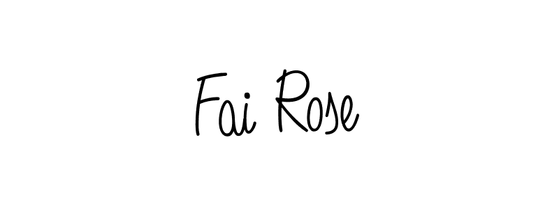 Similarly Angelique-Rose-font-FFP is the best handwritten signature design. Signature creator online .You can use it as an online autograph creator for name Fai Rose. Fai Rose signature style 5 images and pictures png