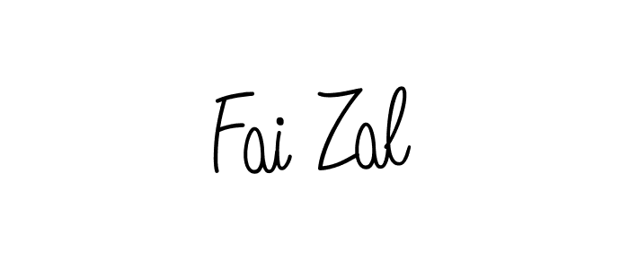 How to make Fai Zal signature? Angelique-Rose-font-FFP is a professional autograph style. Create handwritten signature for Fai Zal name. Fai Zal signature style 5 images and pictures png