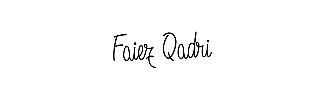 How to make Faiez Qadri name signature. Use Angelique-Rose-font-FFP style for creating short signs online. This is the latest handwritten sign. Faiez Qadri signature style 5 images and pictures png