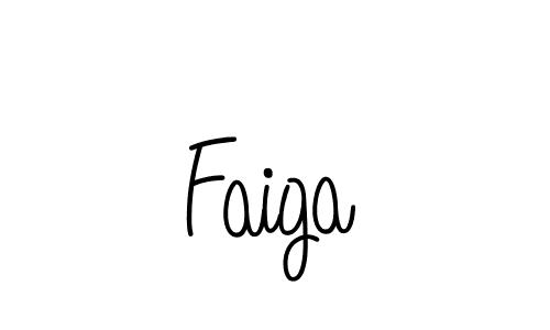 Make a beautiful signature design for name Faiga. Use this online signature maker to create a handwritten signature for free. Faiga signature style 5 images and pictures png