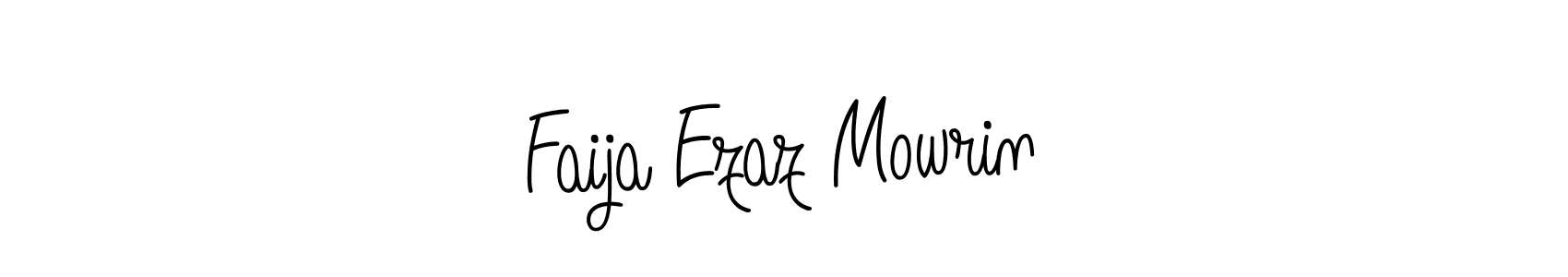 It looks lik you need a new signature style for name Faija Ezaz Mowrin. Design unique handwritten (Angelique-Rose-font-FFP) signature with our free signature maker in just a few clicks. Faija Ezaz Mowrin signature style 5 images and pictures png