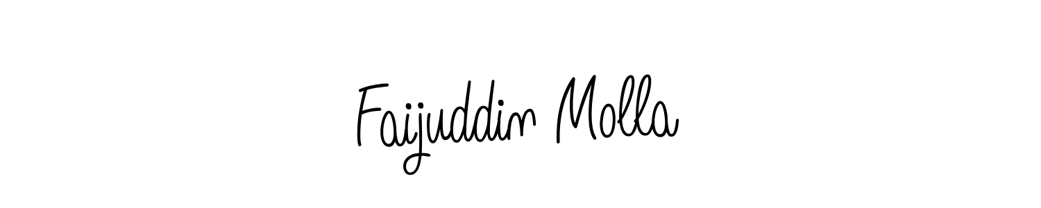 Make a short Faijuddin Molla signature style. Manage your documents anywhere anytime using Angelique-Rose-font-FFP. Create and add eSignatures, submit forms, share and send files easily. Faijuddin Molla signature style 5 images and pictures png