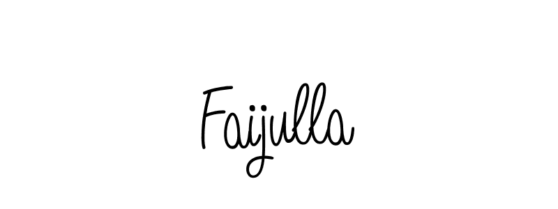 How to make Faijulla name signature. Use Angelique-Rose-font-FFP style for creating short signs online. This is the latest handwritten sign. Faijulla signature style 5 images and pictures png