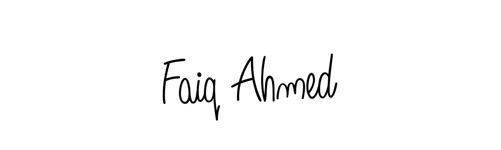 Create a beautiful signature design for name Faiq Ahmed. With this signature (Angelique-Rose-font-FFP) fonts, you can make a handwritten signature for free. Faiq Ahmed signature style 5 images and pictures png