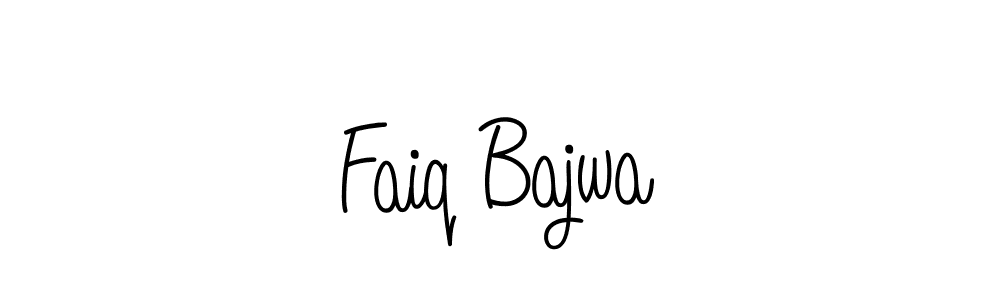 Faiq Bajwa stylish signature style. Best Handwritten Sign (Angelique-Rose-font-FFP) for my name. Handwritten Signature Collection Ideas for my name Faiq Bajwa. Faiq Bajwa signature style 5 images and pictures png