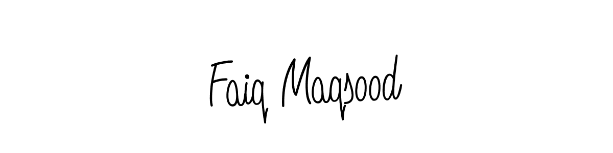 Create a beautiful signature design for name Faiq Maqsood. With this signature (Angelique-Rose-font-FFP) fonts, you can make a handwritten signature for free. Faiq Maqsood signature style 5 images and pictures png