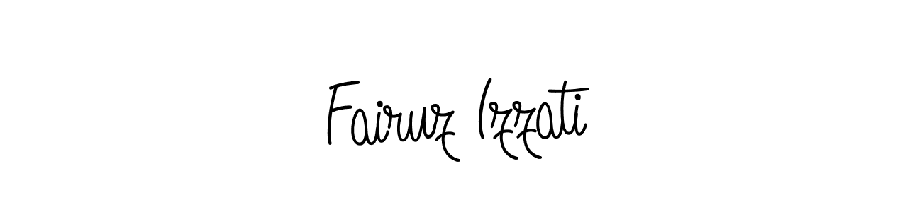 How to Draw Fairuz Izzati signature style? Angelique-Rose-font-FFP is a latest design signature styles for name Fairuz Izzati. Fairuz Izzati signature style 5 images and pictures png