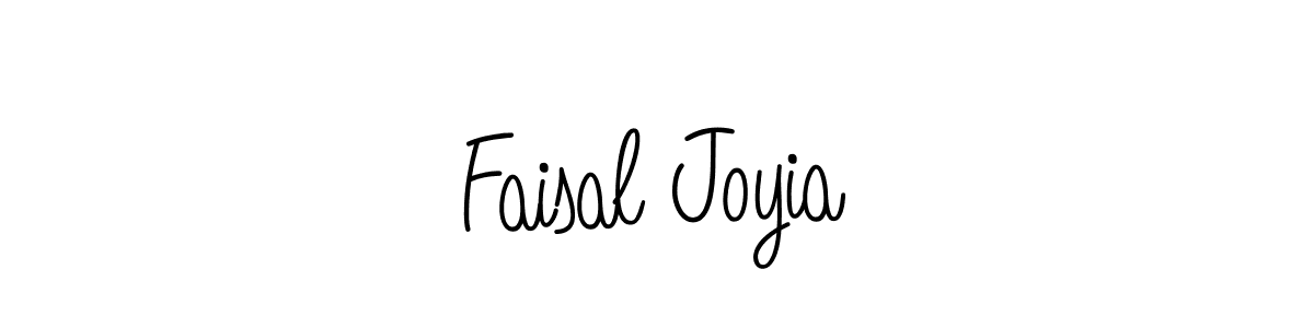 How to make Faisal Joyia signature? Angelique-Rose-font-FFP is a professional autograph style. Create handwritten signature for Faisal Joyia name. Faisal Joyia signature style 5 images and pictures png