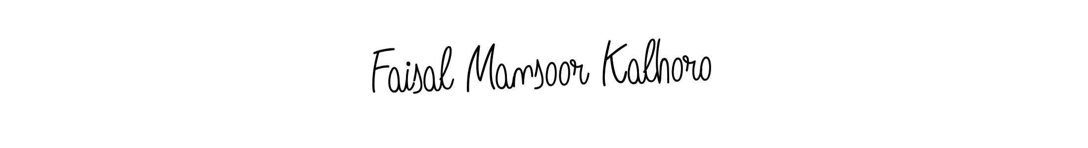 How to Draw Faisal Mansoor Kalhoro signature style? Angelique-Rose-font-FFP is a latest design signature styles for name Faisal Mansoor Kalhoro. Faisal Mansoor Kalhoro signature style 5 images and pictures png