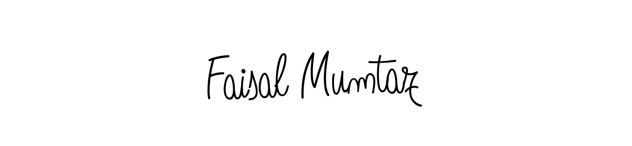 Faisal Mumtaz stylish signature style. Best Handwritten Sign (Angelique-Rose-font-FFP) for my name. Handwritten Signature Collection Ideas for my name Faisal Mumtaz. Faisal Mumtaz signature style 5 images and pictures png