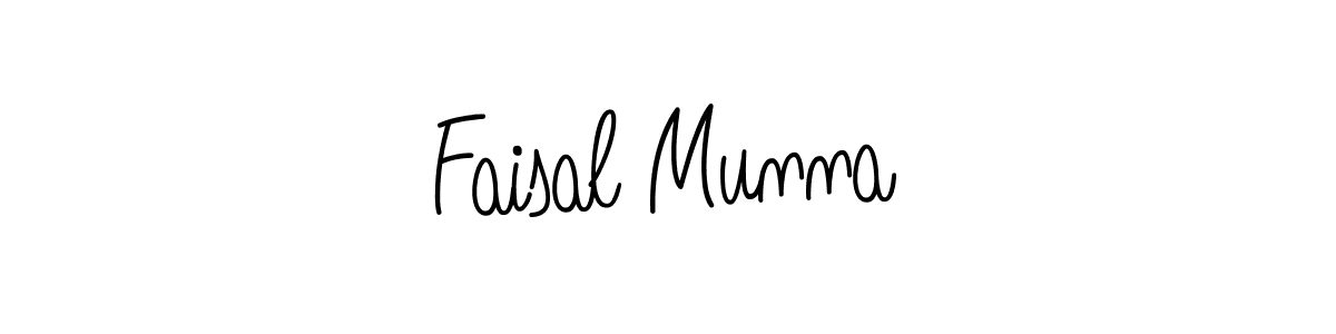 How to Draw Faisal Munna signature style? Angelique-Rose-font-FFP is a latest design signature styles for name Faisal Munna. Faisal Munna signature style 5 images and pictures png
