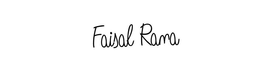 Make a beautiful signature design for name Faisal Rana. Use this online signature maker to create a handwritten signature for free. Faisal Rana signature style 5 images and pictures png