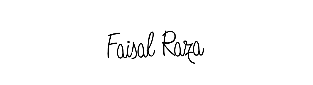 Design your own signature with our free online signature maker. With this signature software, you can create a handwritten (Angelique-Rose-font-FFP) signature for name Faisal Raza. Faisal Raza signature style 5 images and pictures png