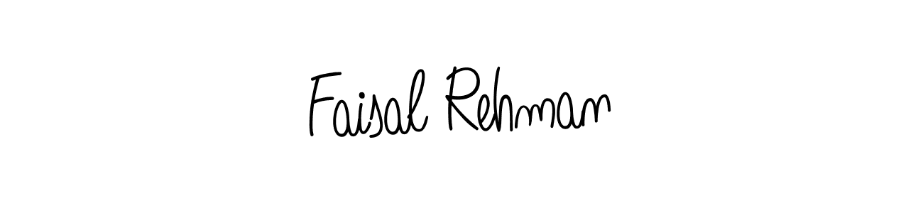 How to make Faisal Rehman name signature. Use Angelique-Rose-font-FFP style for creating short signs online. This is the latest handwritten sign. Faisal Rehman signature style 5 images and pictures png