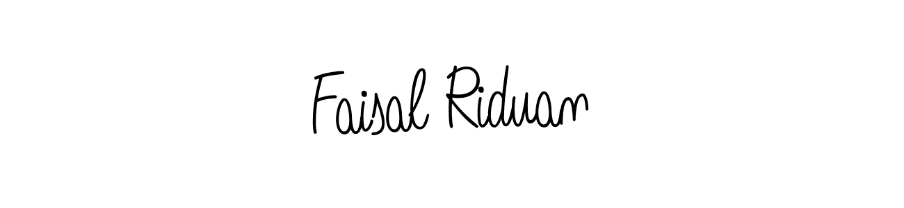 Faisal Riduan stylish signature style. Best Handwritten Sign (Angelique-Rose-font-FFP) for my name. Handwritten Signature Collection Ideas for my name Faisal Riduan. Faisal Riduan signature style 5 images and pictures png