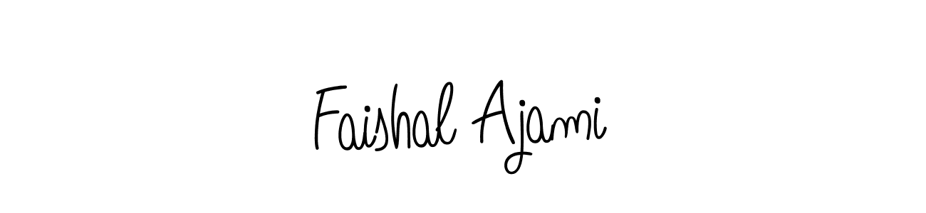 Also we have Faishal Ajami name is the best signature style. Create professional handwritten signature collection using Angelique-Rose-font-FFP autograph style. Faishal Ajami signature style 5 images and pictures png