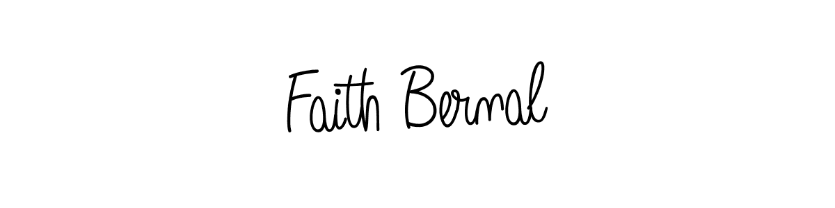 Design your own signature with our free online signature maker. With this signature software, you can create a handwritten (Angelique-Rose-font-FFP) signature for name Faith Bernal. Faith Bernal signature style 5 images and pictures png