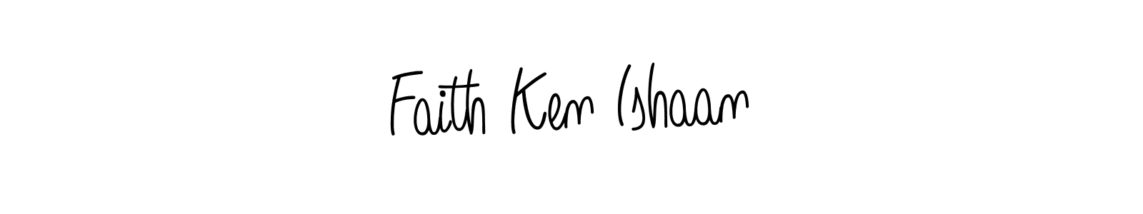 Make a beautiful signature design for name Faith Ken Ishaan. With this signature (Angelique-Rose-font-FFP) style, you can create a handwritten signature for free. Faith Ken Ishaan signature style 5 images and pictures png