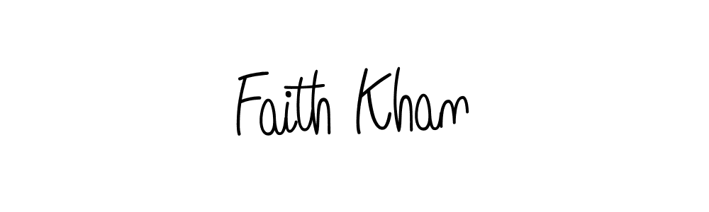 Also we have Faith Khan name is the best signature style. Create professional handwritten signature collection using Angelique-Rose-font-FFP autograph style. Faith Khan signature style 5 images and pictures png